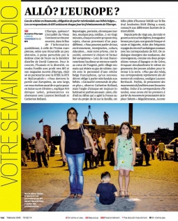  Magazine Télérama N° 3345. 
02/2014